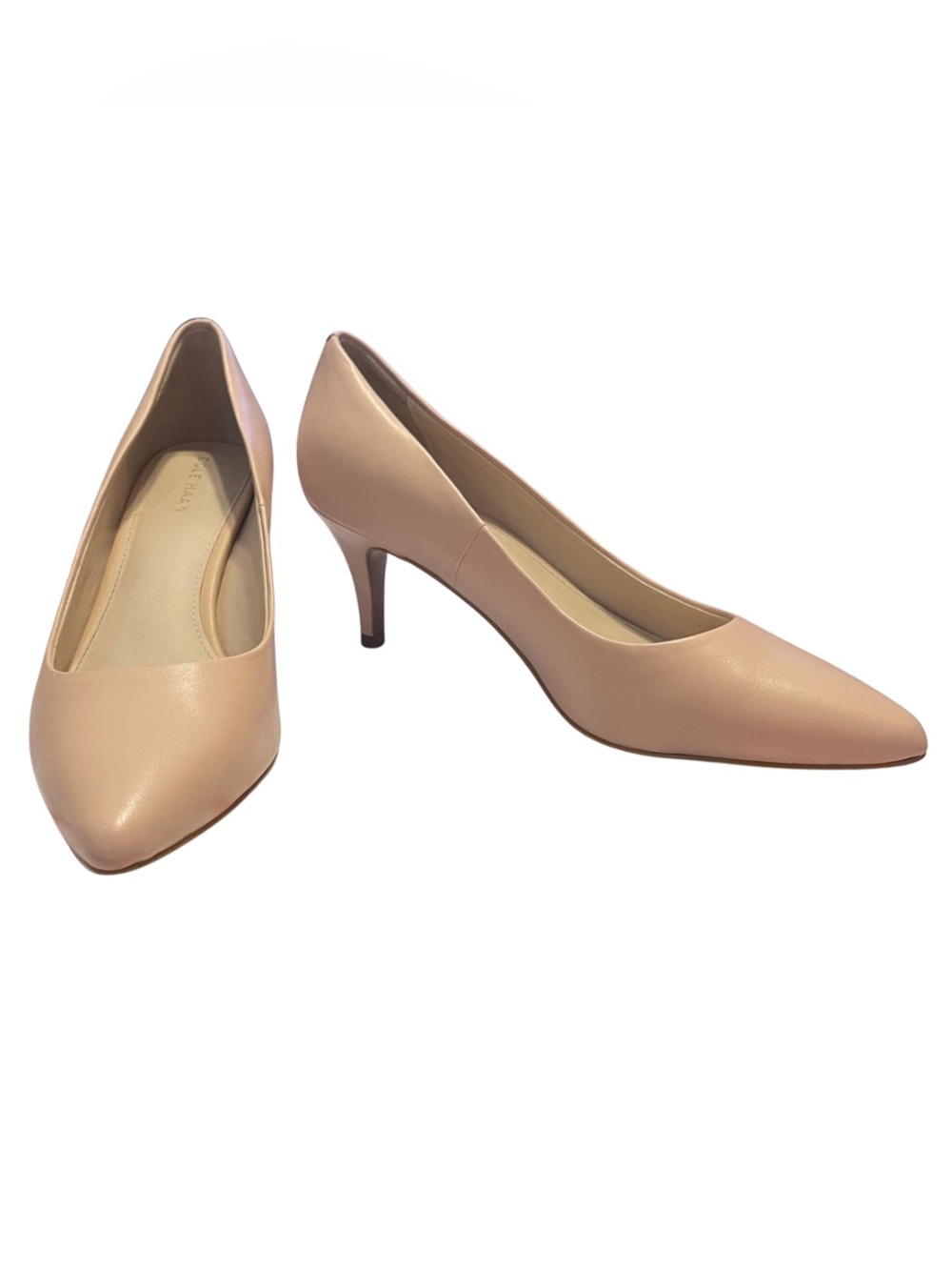 Cole Haan Harlow Pump in Nude Leather